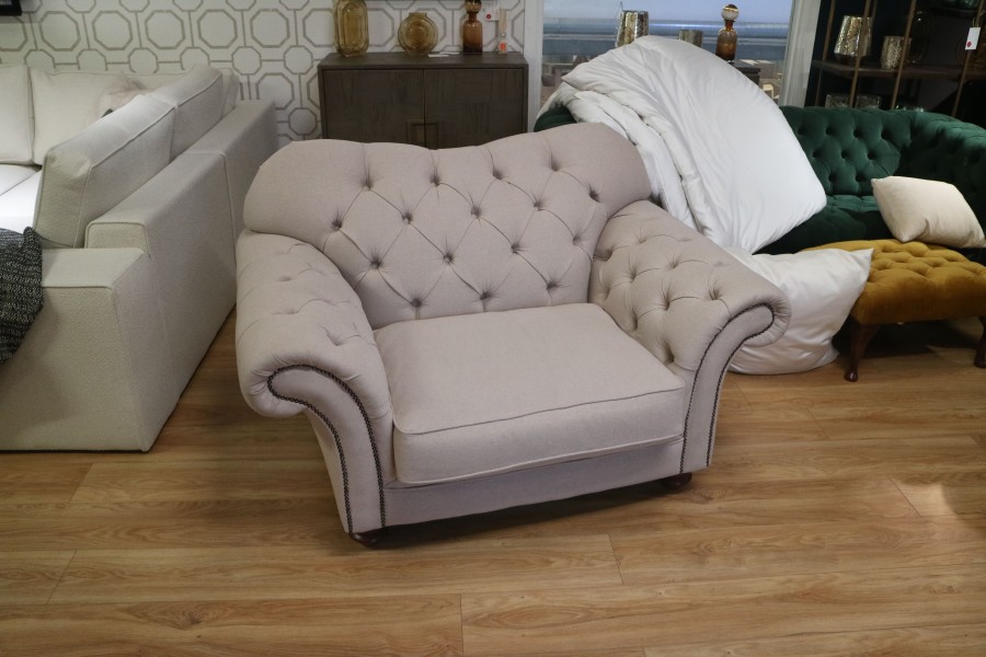 Drummond Fabric Sofa - 1.5 Seater - Dolly Wisp