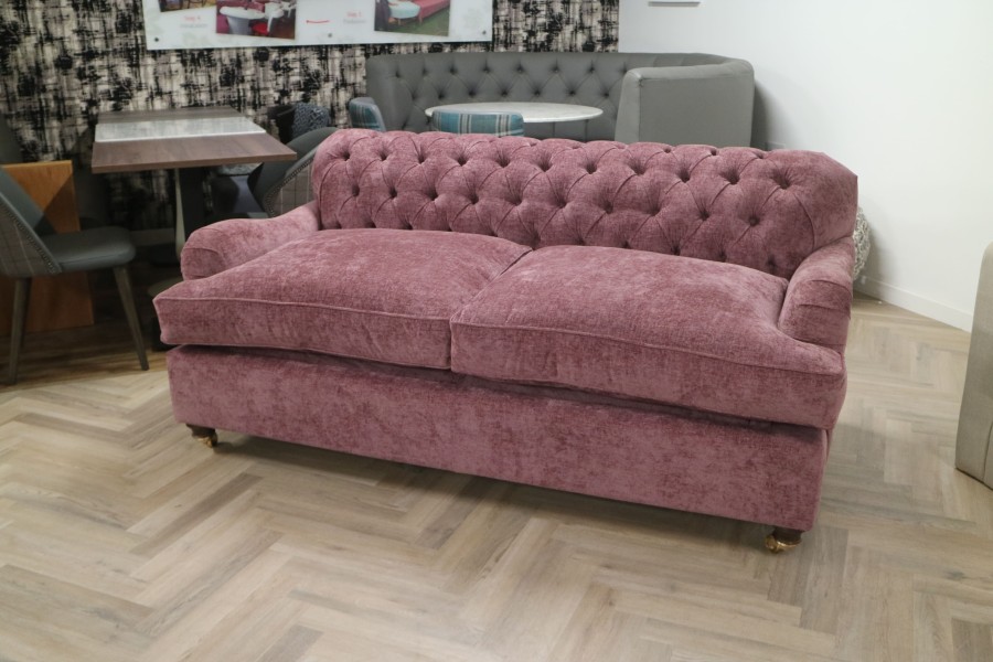 Harris Vintage Fabric Chesterfield Sofa bed - 3 Seater - Como Mystic