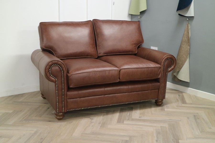 Hamilton Traditional Sofa - 2 Seater - Crystal Hazel