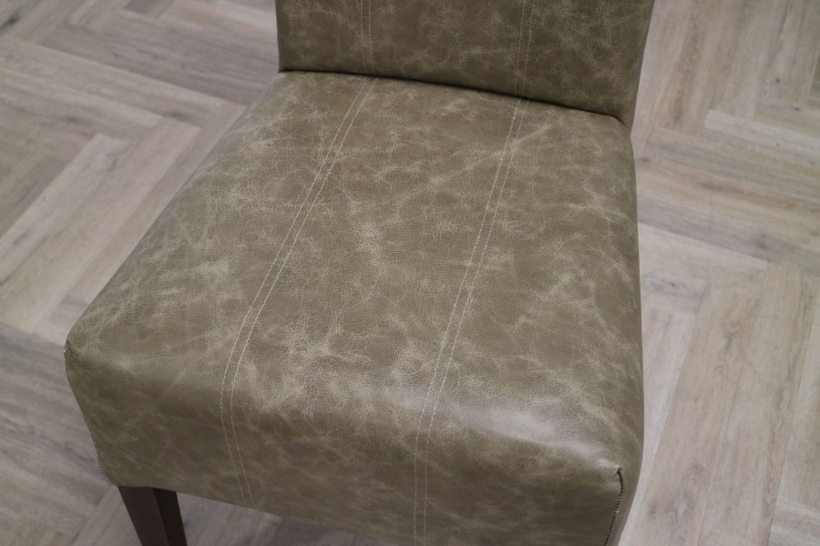 Idaho Leather Dining Chairs - Dune Stone - Quantity 4