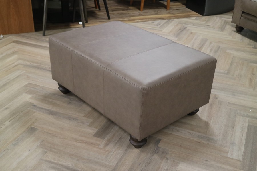 Macy Leather Stool - Mistral Canyon