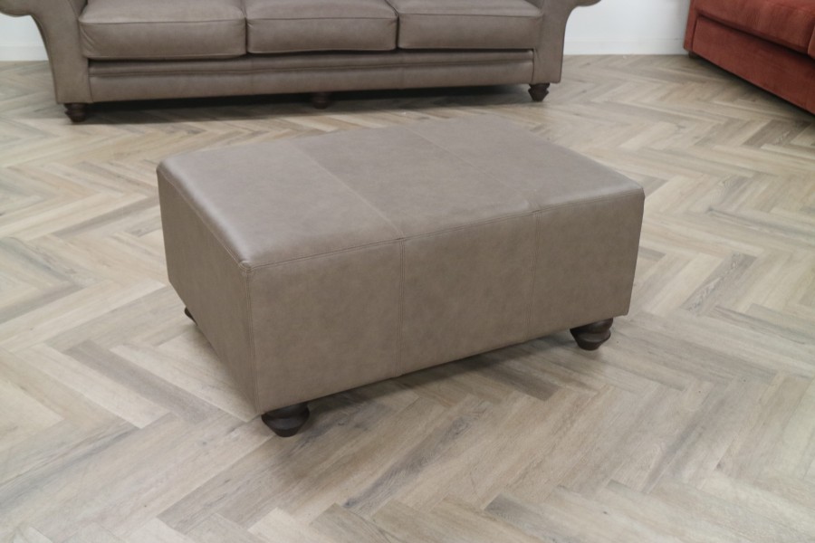 Macy Leather Stool - Mistral Canyon