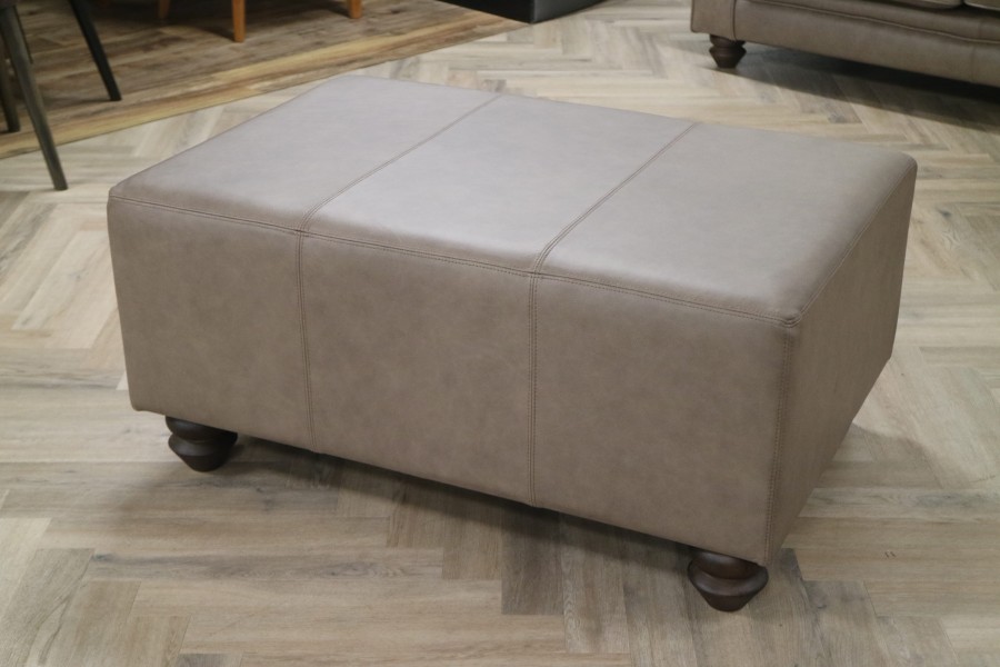 Macy Leather Stool - Mistral Canyon