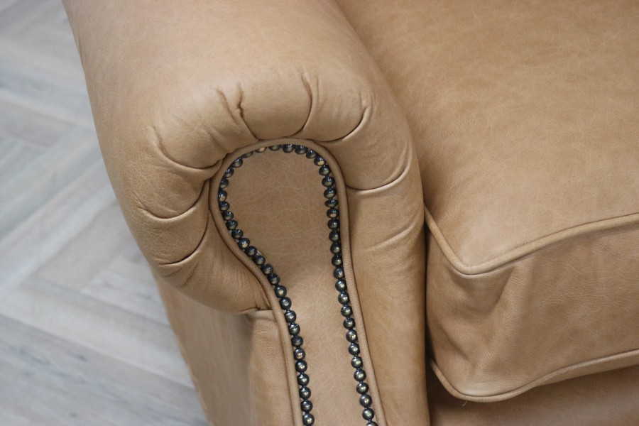 Berkeley Vintage Leather Sofa - 2.5 Seater - Crystal Tan