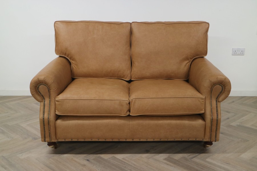 Berkeley Vintage Leather Sofa - 2 Seater - Crystal Tan