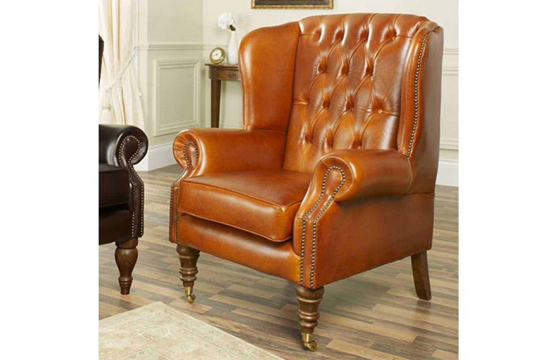 The Regency Flat Wing Chair