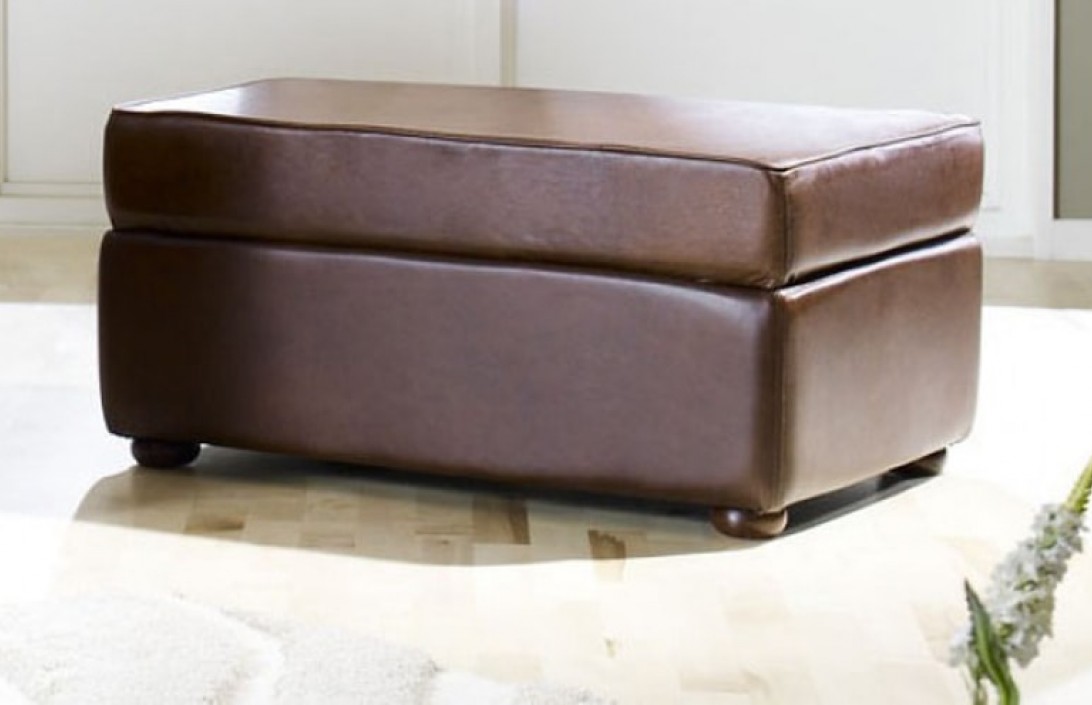Leather Ottoman Macy The Chesterfield Company