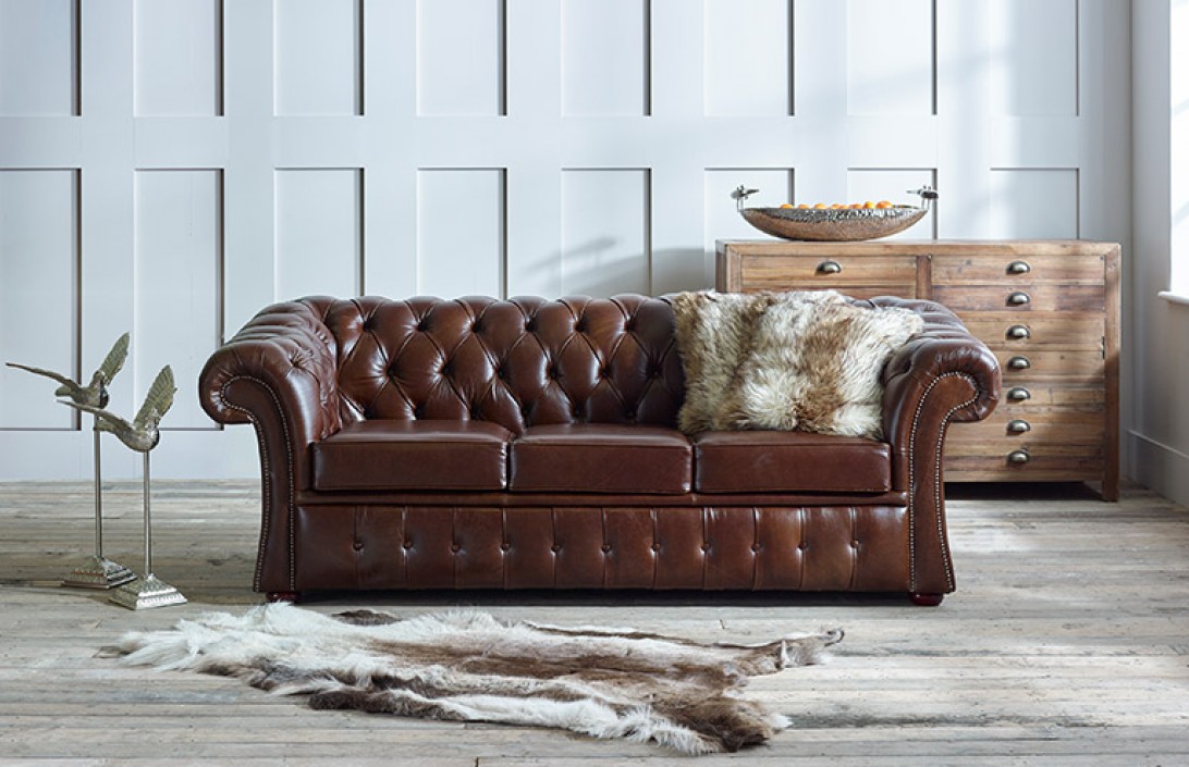 Wood and leather furniture discount