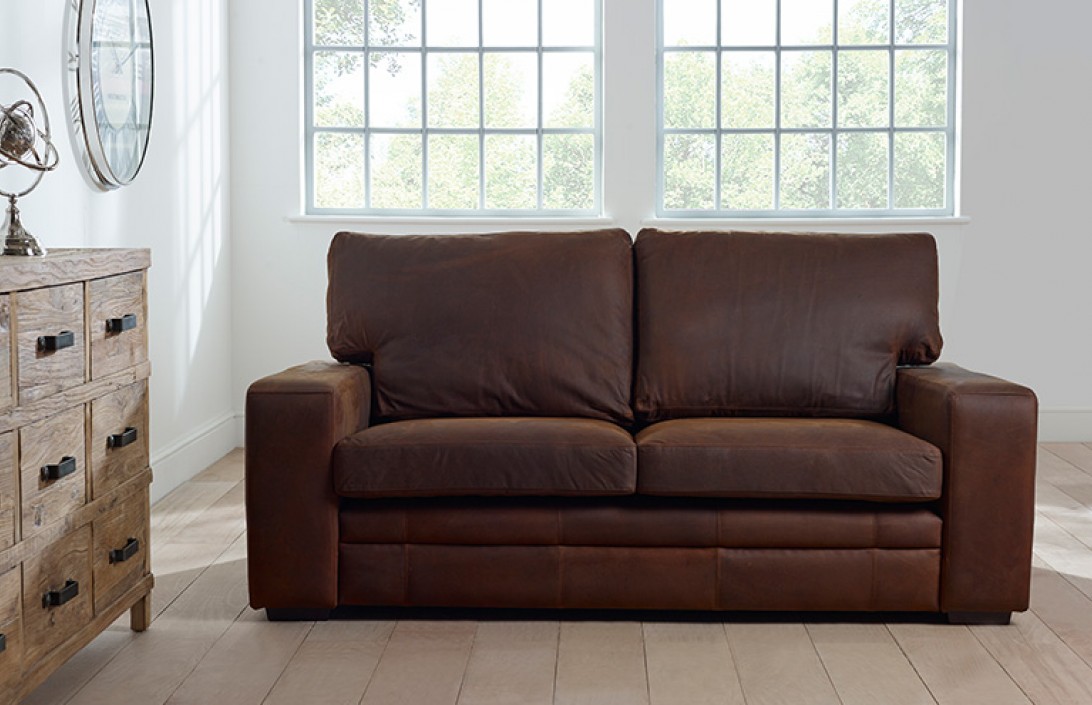 Windsor Nubuck Leather Sofa The Chesterfield Company