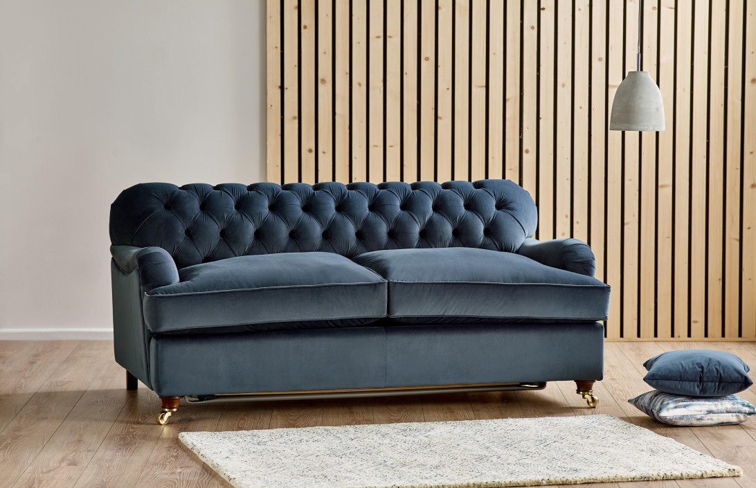 Chesterfield on sale loveseat sleeper