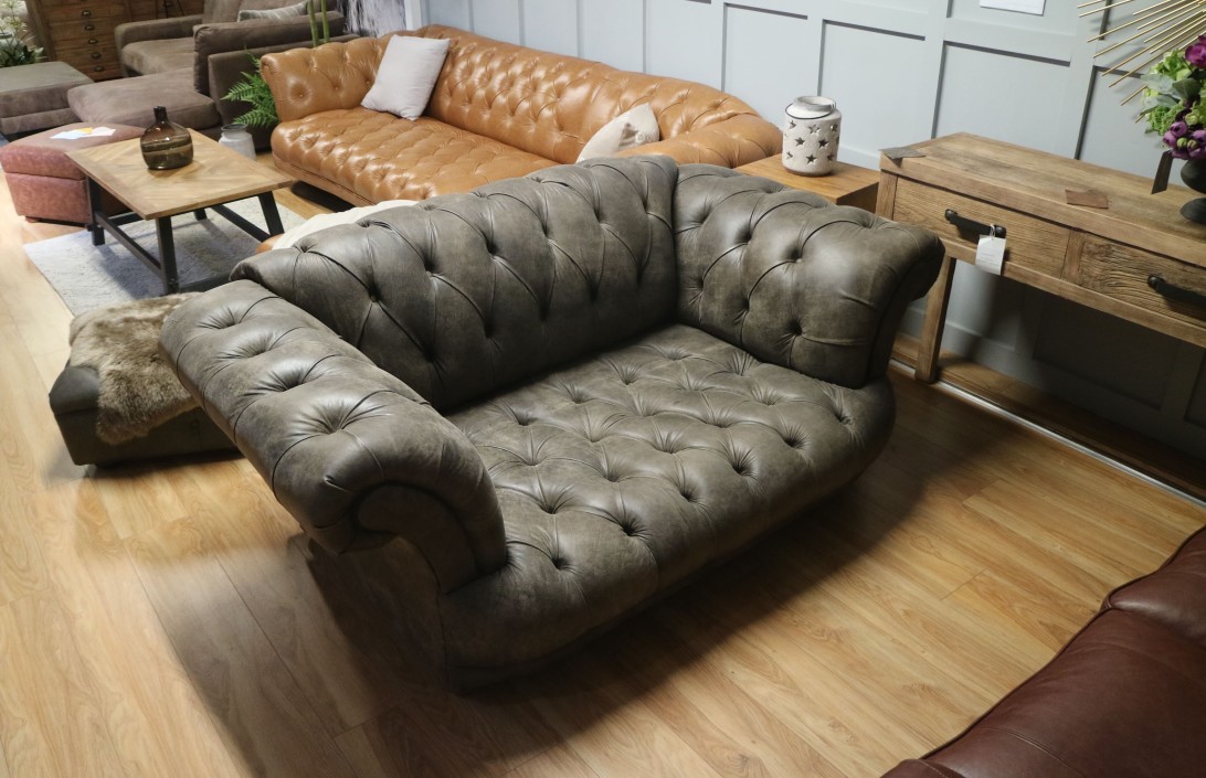 The Chesterfield Company - St Edmund Leather Sofa - 2 Seater - Tribe ...