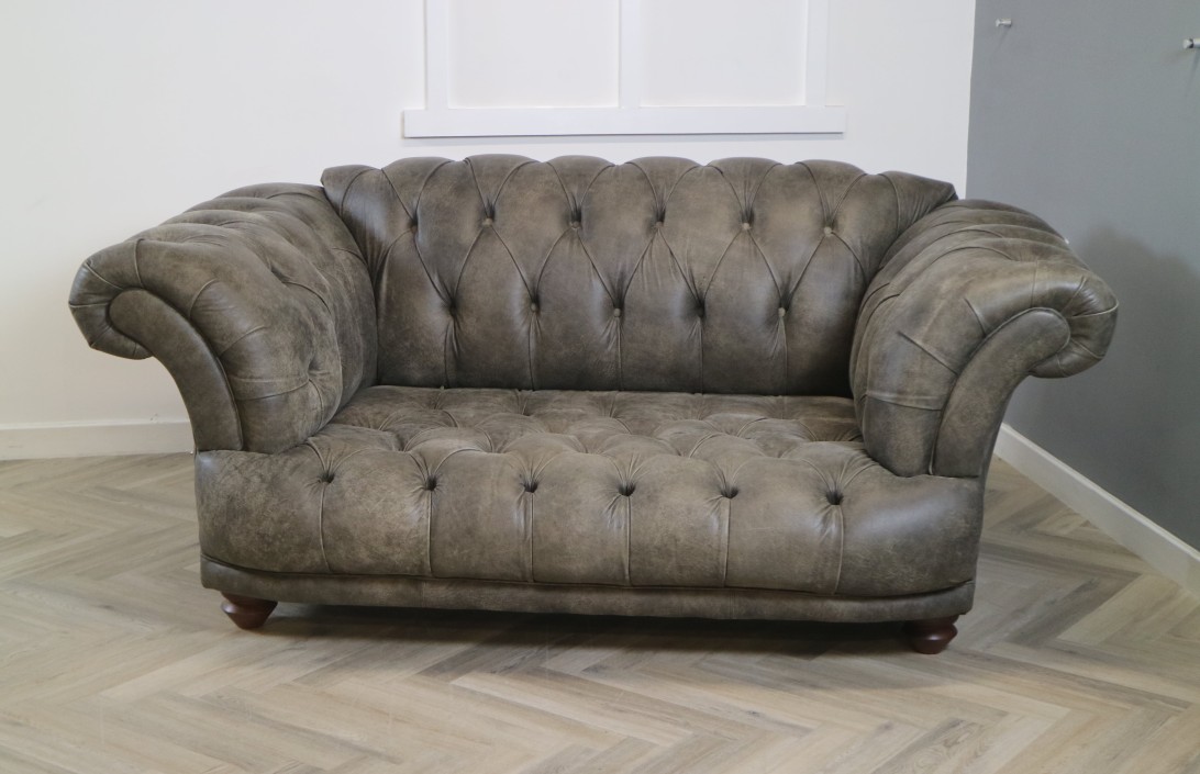 The Chesterfield Company - St Edmund Leather Sofa - 2 Seater - Tribe ...