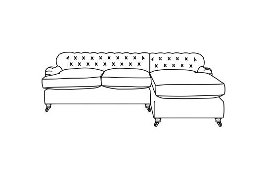 3 x Chaise Sofabed